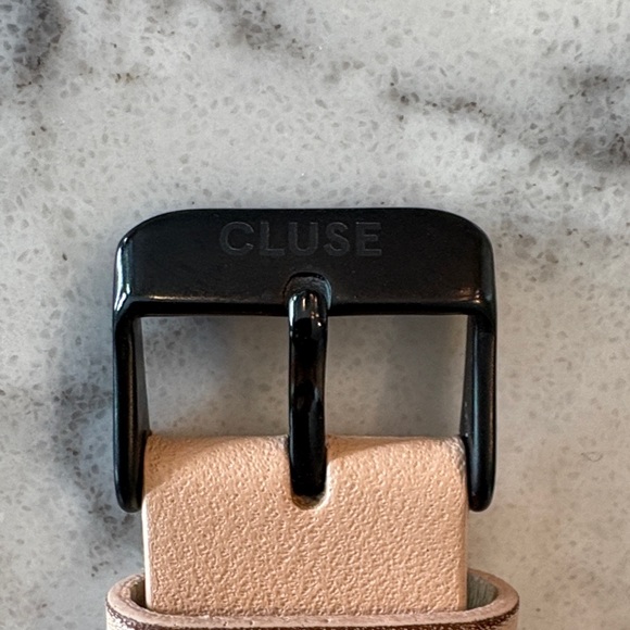 Cluse Black Dial Watch with Tan Strap - Picture 2 of 4